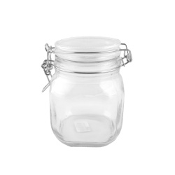 ظرف شیشه ای چفتی سایز 3(1kg) کد 1160
