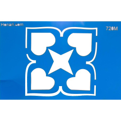 استنسیل هنری کد M720 سایز 16*23