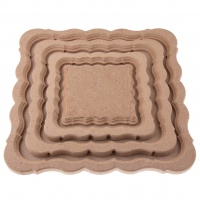سینی چوبی طرح ژاندارک مربع کد 62