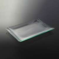 ظرف شیشه ای سینی ساده