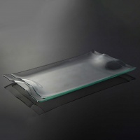 ظرف شیشه ای سینی دسته دار