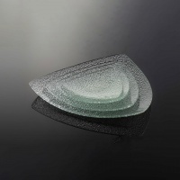 ظرف شیشه ای مثلث مشجر