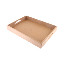 سینی چوبی مستطیل 40x29cm کد 1111