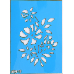 استنسیل هنری کد 059R سایز 10*14 