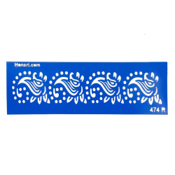 استنسیل هنری کد 474R سایز 30*9