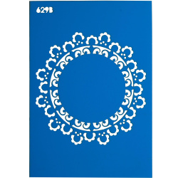 استنسیل هنری کد 629B سایز 19*28