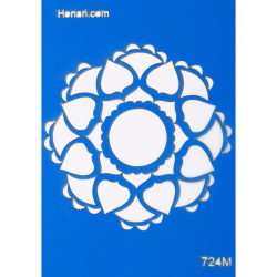 استنسیل هنری کد 724k سایز 16*24