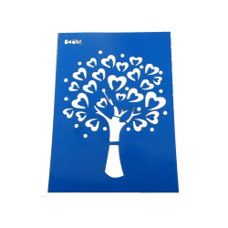 استنسیل هنری کد 846 m سایز 16*24