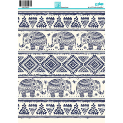 کاغذ دکوپاژ سایز A4 کد 3001