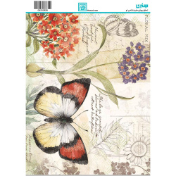 کاغذ دکوپاژ سایز A4 کد 0839