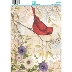 کاغذ دکوپاژ سایز A4 کد 7732