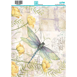 کاغذ دکوپاژ سایز A4 کد 6807