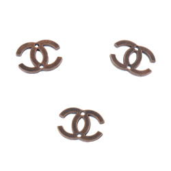 پلاک دستبندی مسی طرح چنل 11-8 mm
