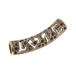 پایه گردنبند زرد قلم54.5x12 mm