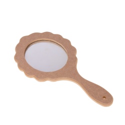 آینه دستی چوبی کد 244/2