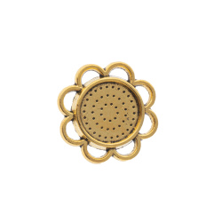 قاب آویز طلایی سایز 2.4 cm