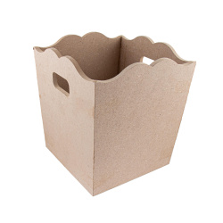 سطل چوبی مربع دالبری21*21 cm