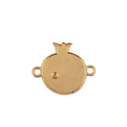 قاب دستبندی طلایی طرح انار 17*20 mm