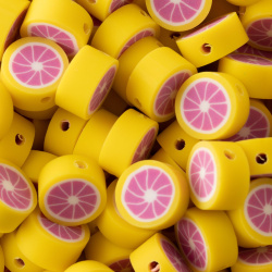 مهره فیمو طرح گریپ فروت سایز 8کد 27