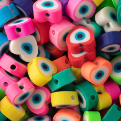 مهره فیمو قلب سایز 8کد 48