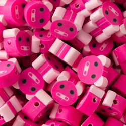 مهره فیمو طرح خوک سایز 10کد 61