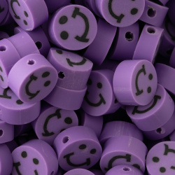 مهره فیمو طرح لبخند سایز 10کد 77