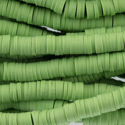 مهره فیمو واشری سبز  سایز 6mm کد 103