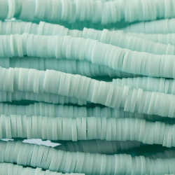 مهره فیمو واشری آبی سایز 6mm کد 71