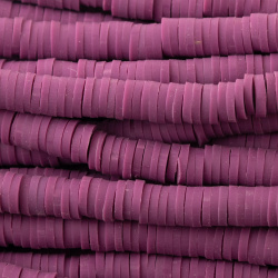 مهره فیمو واشری بنفش سایز 6mm کد 184