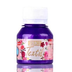 رنگ پارچه بنفش سوداکو کد 1879 شیمر 55 میل