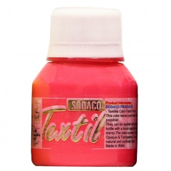 رنگ پارچه صورتی سوداکو کد 2894 فلورسنت 55 میل