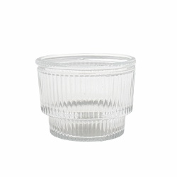 شات شمع خط دار ارتفاع 5.5 قطر 7 cm