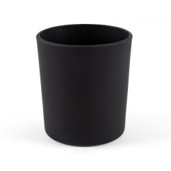 شات شمع مشکی مات ارتفاع 8 قطر 7 سانتی متر