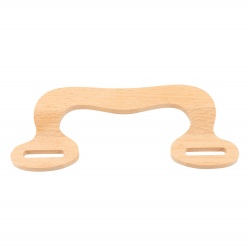 دسته کیف چوبی راش 17*7 cm