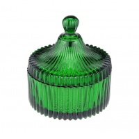 قندان شیار دار سبز مدل النا