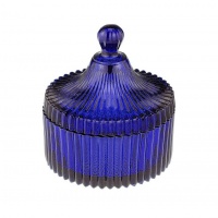 قندان شیار دار آبی مدل النا