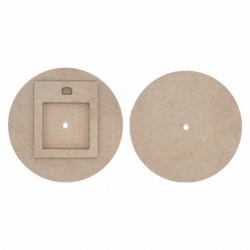 ساعت دیواری 35 سانت چوبی