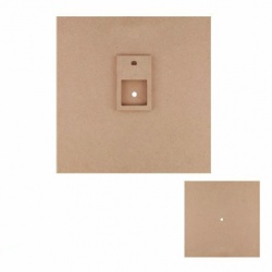  ساعت دیواری 20 سانت چوبی کد 076/1