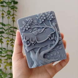 قالب سیلیکونی کتیبه آمد بهار