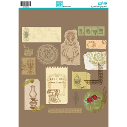 کاغذ دکوپاژ کد 50513