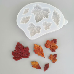 قالب سیلیکونی برگ پاییزی