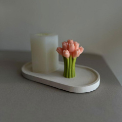 قالب سیلیکونی دسته گل لاله