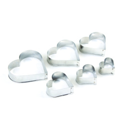 کاتر 6 تایی قلب ساده کد 27004