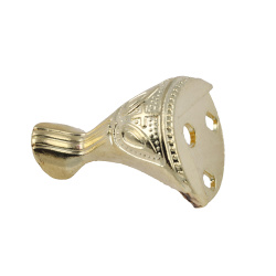 پایه ظروف چوبی طلایی 2.5*3 cm