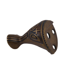 پایه ظروف چوبی زرد قلم 2.5*3 cm