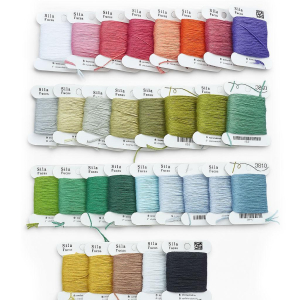 بسته 30 رنگ نخ سیلا