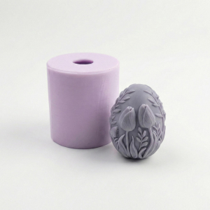 قالب سیلیکونی شمع تخم مرغ لاله