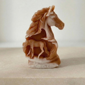 قالب سیلیکونی اسب دوتایی 8cm