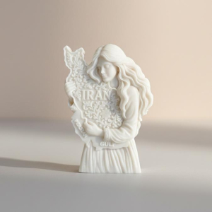 قالب سیلیکونی شمع ایراندخت 12cm