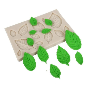 قالب شمع سیلیکونی وارداتی برگ